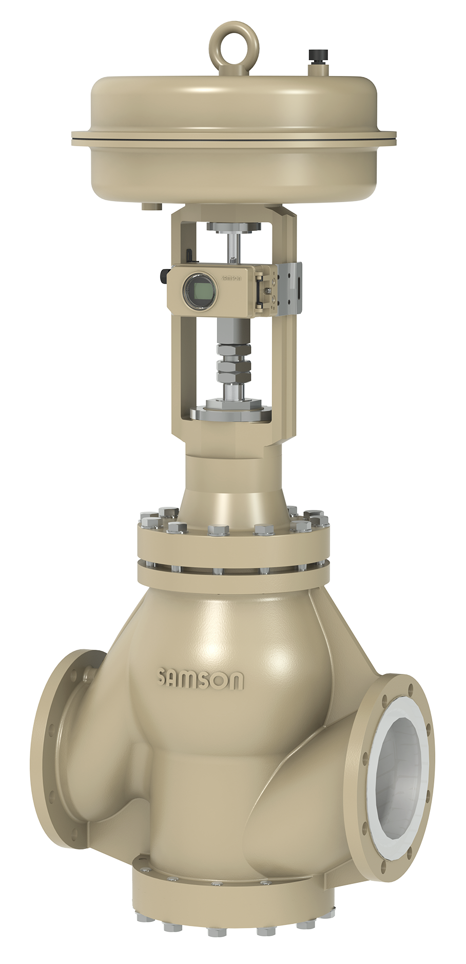 PTFE-lined control valve by SAMSON PFEIFFER