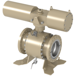 Trunnion-mounted ball valve by SAMSON STARLINE